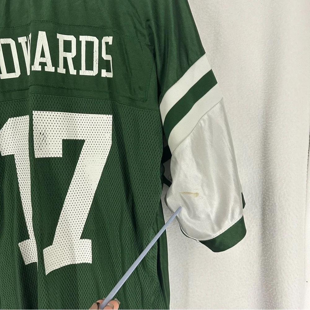 NFL New York Jets Edward’s 17 Jersey Men’s Large Green